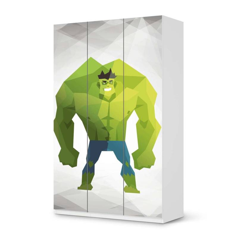 Selbstklebende Folie IKEA Pax Schrank 236 cm H?he - 3 T?ren - Design: Mr. Green Selbstklebende Folie IKEA Pax Schrank 236 cm H?he - 3 T?ren - Design: Mr. Green von creatisto