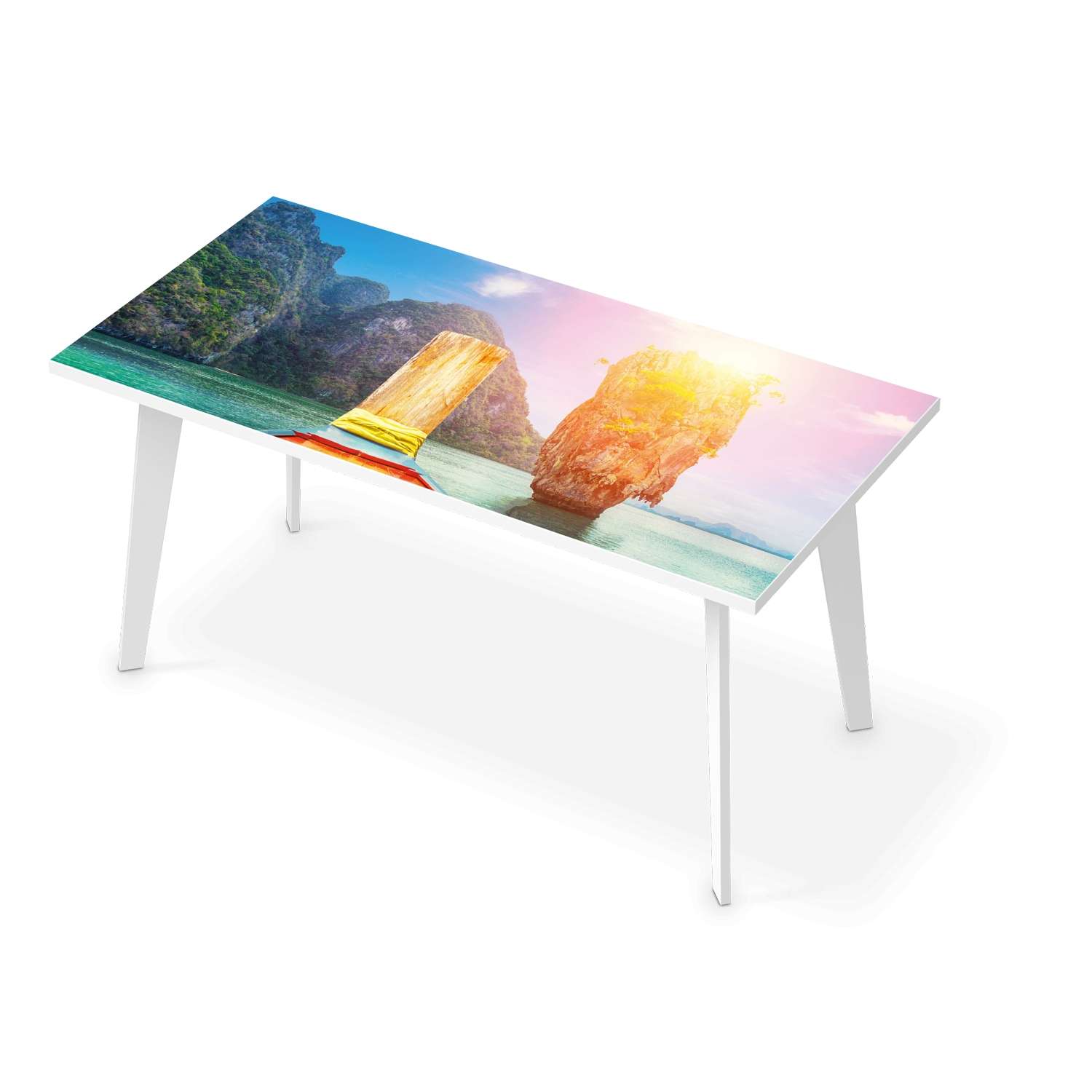 Tischfolie - Design: Blue Water Lagoon 150x75 cm Tischfolie - Design: Blue Water Lagoon 150x75 cm von creatisto