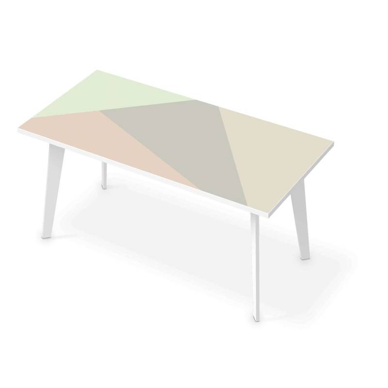Tischfolie - Design: Pastell Geometrik 200x100 cm von creatisto