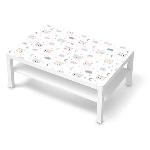 Wandtattoo Möbel für Kinder - passend für IKEA Lack Tisch 118x78 cm I Tolle Möbeldeko für Kinderzimmer Deko I Design: Sweet Dreams von creatisto