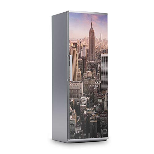 Kühlschrank Aufkleber I Dekoration für Kühlschranktür - Sticker Folie selbstklebend I Deko Küche - Design: Big Apple von creatisto