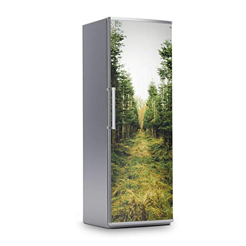 Kühlschrank Wandtattoo I Dekoraufkleber für Kühlschranktür - Klebefolie Sticker selbstklebend I Klebefolie Küche - Design: Green Alley von creatisto