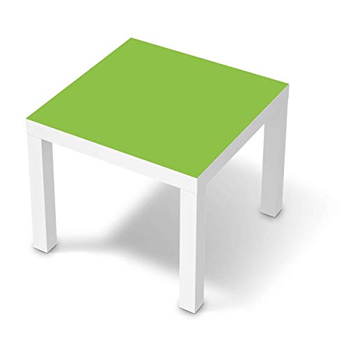 Wandtattoo Möbel passend für IKEA Lack Tisch 55x55 cm I Möbelaufkleber - Möbel-Tattoo Sticker Aufkleber I Wohnen und Dekorieren für Wohnzimmer und Schlafzimmer - Design: Hellgrün Dark von creatisto