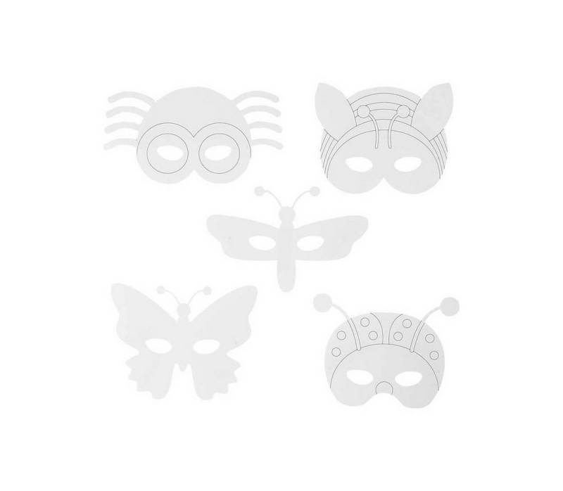 creativ company Bastelnaturmaterial Insekten-Masken aus Karton von creativ company