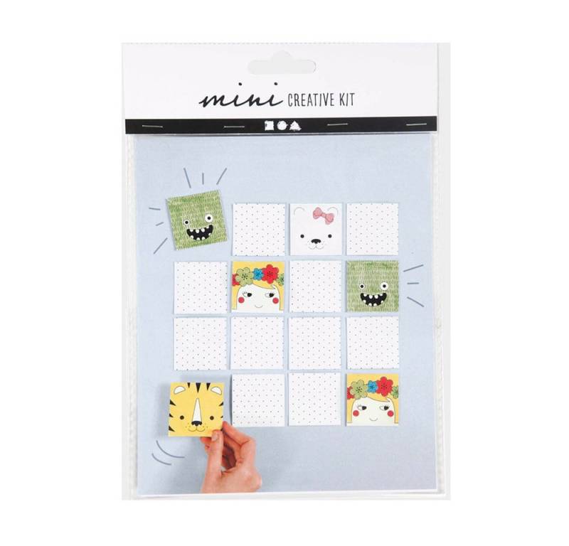 creativ company Bastelnaturmaterial Mini Kreativ Set Memo Spiel von creativ company