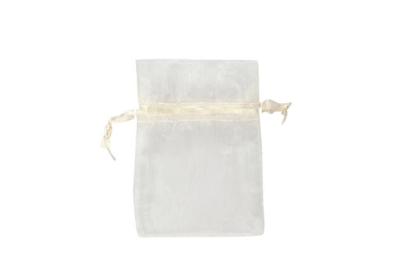 creativ company Kalender zum Selbstbasteln Organzasäckchen mit Zugband 7 cm x 10 cm, 10 Stück von creativ company