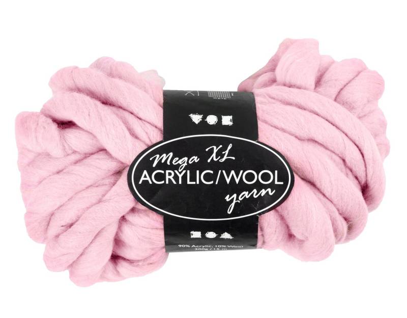 creativ company Wolle Mega XL Häkelwolle, 300 g, 15 m von creativ company
