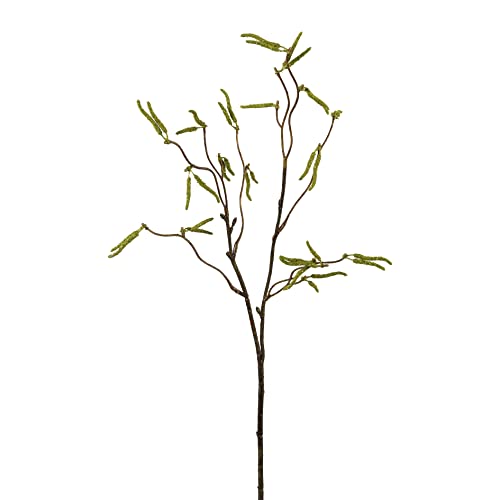 Künstlicher BIRKENZWEIG Birke -Zweig mit Birken-Kätzchen. Kunstpflanze Kunstblume ca 53 cm. von creativ home