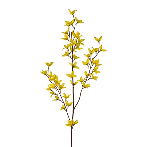 creativ home Kunstblume FORSYTHIE ca 84 cm. Goldflieder, Goldglöckchen in Gelb. von creativ home