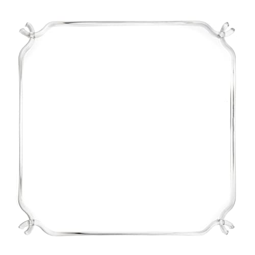 creative cables Cage Quadratform - Struktur für Deckenleuchten - M - L 48 cm, Transparent von creative cables