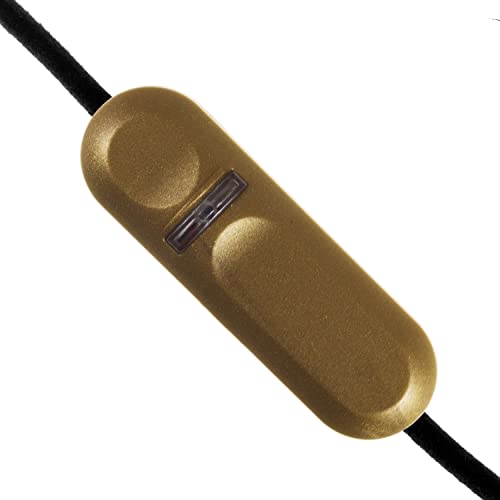 creative cables - Inline-Schalter-Dimmer für Led´s und herkömmliche Leuchtmittel - Gold creative cables - Inline-Schalter-Dimmer für Led´s und herkömmliche Leuchtmittel - Gold von creative cables