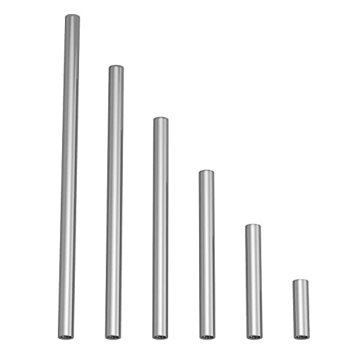 creative cables - Verlängerungsrohr aus Metall für hängende Decken- oder Tischleuchten - 10 cm, Chrom von creative cables