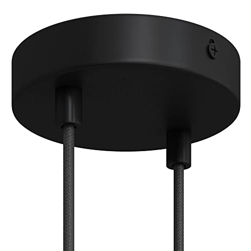 creative cables - Zylindrischer 2-Loch-Lampenbaldachin Kit aus Metall - Zylindrisch, Schwarz creative cables - Zylindrischer 2-Loch-Lampenbaldachin Kit aus Metall - Zylindrisch, Schwarz von creative cables