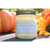 Zimt Chai Sojakerze 8Oz-4Oz Mason Jar | Geschenk Für Ihn Sie Zur Wohnungserwärmung von crenshawcandles