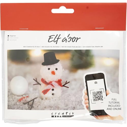 Mini kit de bricolage porte lutin bonhomme de neige 1 pièce creotime' von Creotime