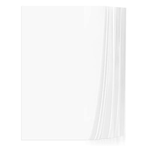 Pergamentpapier, Cridoz, 50 Blatt, Pergamentpapier, Transparentpapier, 21,6 x 27,9 cm, 115 g/m², durchscheinend, klares Papier, zum Drucken von Skizzieren, Zeichnen, Animationen von cridoz