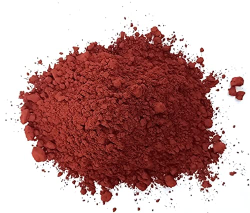 CRIGEMA - Pigmentpulver - Pompei-Rot - 50 g - 100% rein - Ölfarbe, Tempera, Encausto, Fresko (Pompeirot) von crigema