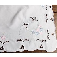 Handgestickte Tischdecke Teeservice 85 Seiten Richelieu Stickerei Und Pastellblumen Mit Servietten Auf Song Baumwolle Handgestickte Tischdecke Teeservice 85 Seiten Richelieu Stickerei Und Pastellblumen Mit Servietten Auf Song Baumwolle von crinolines58