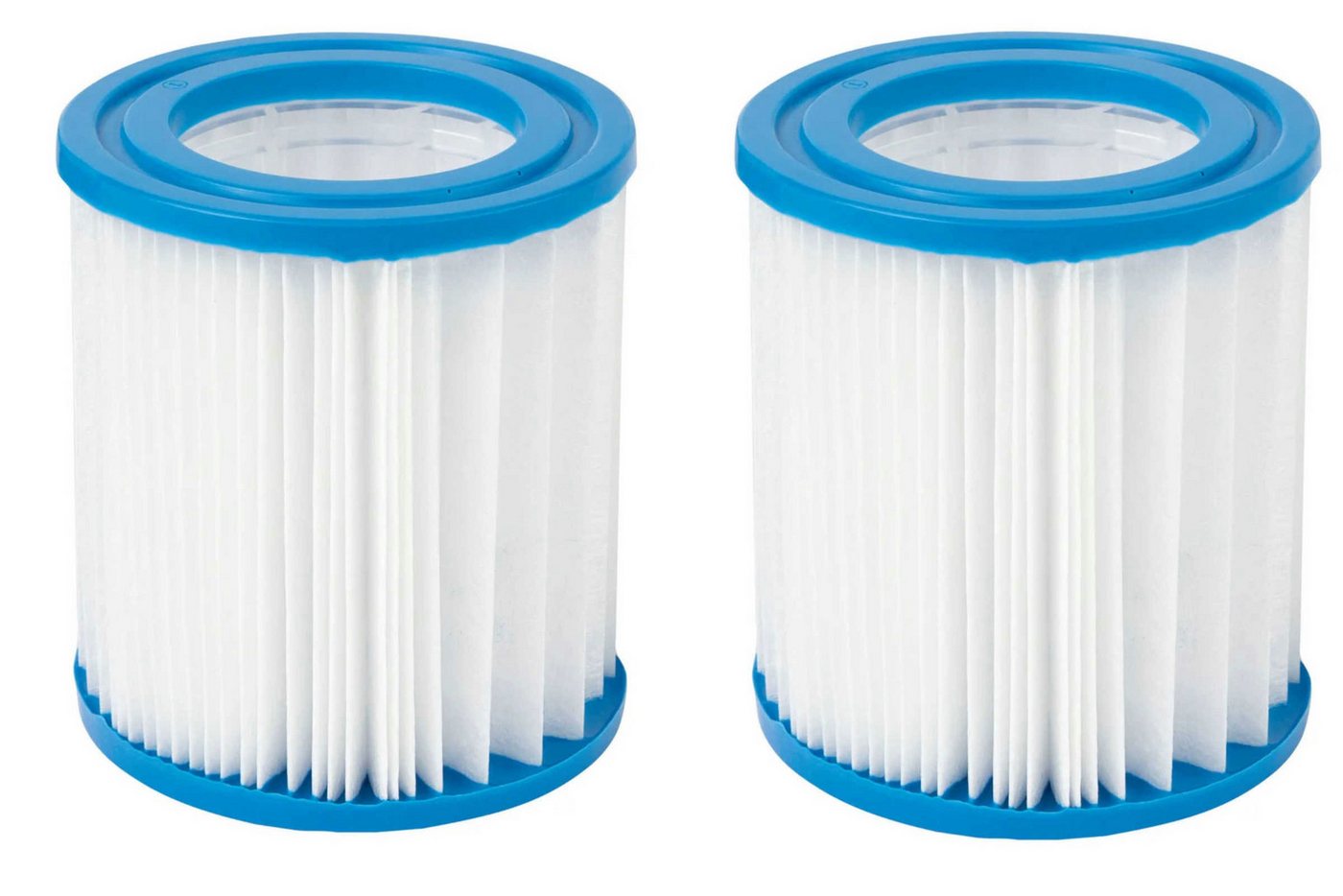 crivit Pool-Filterkartusche Crivit Filterkartuschen 2er Set 8 x 9 cm Für Klarhaltung des Wassers, Zubehör für für alle Crivit-Metal-Frame- und Crivit-Quick-up-Pools mit Filterpumpe, Filterkartuschen Universal Ø8x9cm 2er Set von crivit