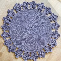 Häkelteppich Für Kinderzimmer. Häkelteppich. Kinderzimmer Teppich. Teppich Mädchenzimmer. Mädchenzimmerteppich. Runder von crochetbyagne
