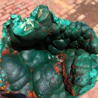 1950G Natürliche Grüne Samt Luster Malachit Azurit Kristall Mineralien #1463 von crystal2018625