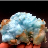 Crystal ， Natürliche Schöne Blaue Hemimorphit-Mineralprobe # A2368 von crystal2018625