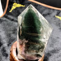 Crystal Natürliche Grüne Geisterkristall Specimen, Phantom Kristallpyramide #1533 von crystal2018625