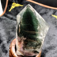 Crystal Natürliche Grüne Geisterkristall Specimen, Phantom Kristallpyramide #1533 von crystal2018625