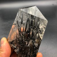 Crystal Natürlicher Klarer Schwarzer Turmalinquarz Kristall #a1504 von crystal2018625