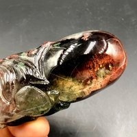 Handarbeit Skulptur Rotes Gespenst/Grünes Gespenst Crystal/Hasenhaar Crystal #a1671 von crystal2018625
