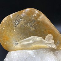 Hervorragende Handgeschnitzte Kristallengel ， Interner Schnitzprozess # Q567 von crystal2018625