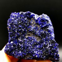 Kristall Azurit, Natürlicher Blauer Azurit Kristall, Funkelndes Mineralmuster # A1764 von crystal2018625