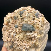 Kristall Natürlicher Turmalinquarz Lila Glimmer Mineralprobe/Wassermelonenturmalin Grüner Turmalin # A1864 von crystal2018625