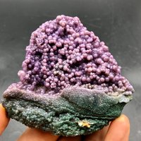 Traubenachat Schöner Violetter Traubenachat, Botryoidal Chalcedon Traubenachat Specimen #a1676 von crystal2018625