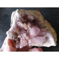Neuer Fund Atemberaubender Pink Amethyst | 50.9 Gramm/55 Mm Teil Geode | A27 Argentinien - Gratis Uk Porto von crystaldelightsuk