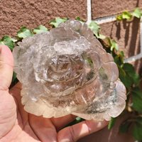 Natürliche Rauchquarz Rose Blume Skulptur, Handgefertigte Kristall Figur Ornamente, Energie Heilung Meditation Geschenke Für Sie Natürliche Rauchquarz Rose Blume Skulptur, Handgefertigte Kristall Figur Ornamente, Energie Heilung Meditation Geschenke Für Sie von crystalisco