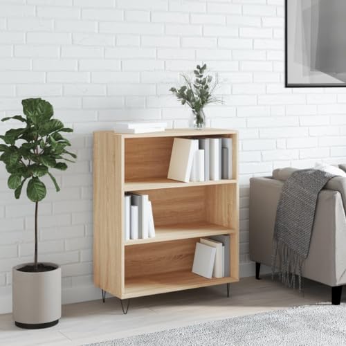 Furniture Home Tools Bücherregal Sonoma Eiche 69,5 x 32,5 x 90 cm Holzwerkstoff von csderty
