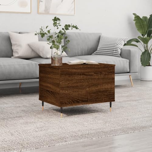 Furniture Home Tools Couchtisch Braun Eiche, 60 x 44,5 x 45 cm, Holzwerkstoff von csderty