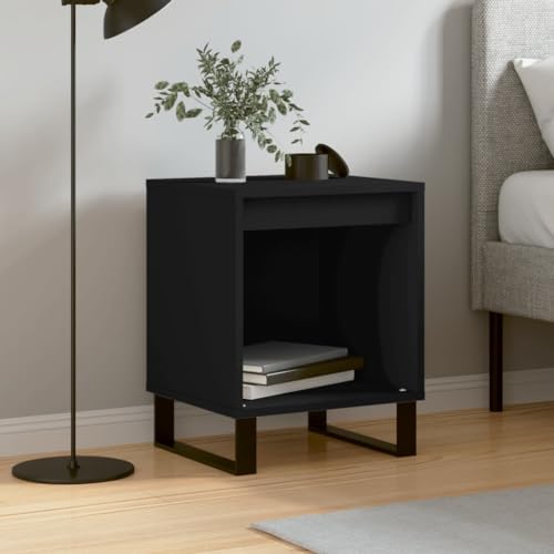 Furniture Home Tools Nachtkommode, Schwarz, 40 x 35 x 50 cm, Holzwerkstoff von csderty