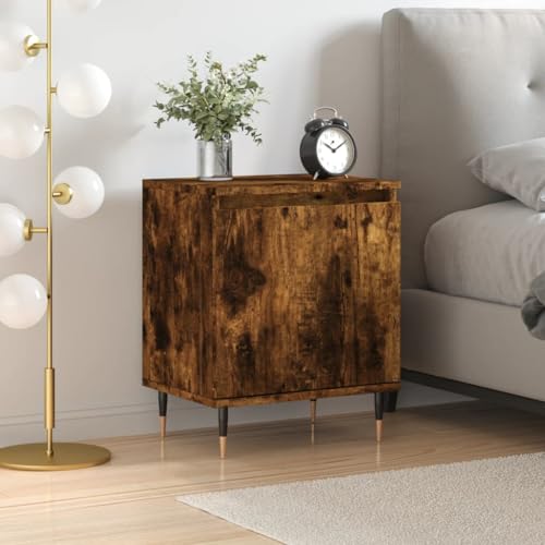 Furniture Home Tools Nachtkommode aus geräucherter Eiche, 40 x 30 x 50 cm, Holzwerkstoff von csderty