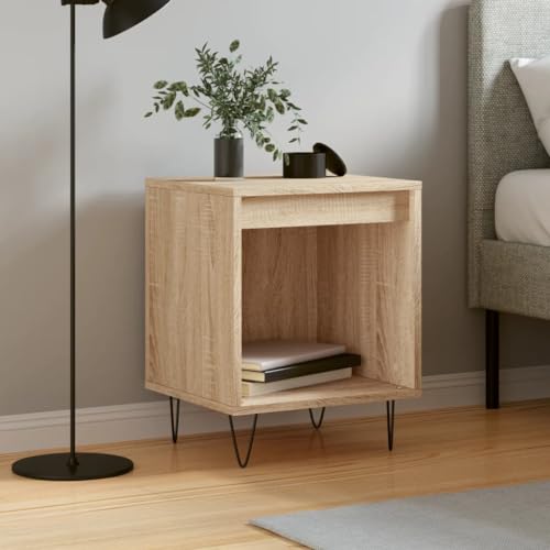 Furniture Home Tools Nachttisch Sonoma Eiche 40x35x50cm Holzwerkstoff von csderty