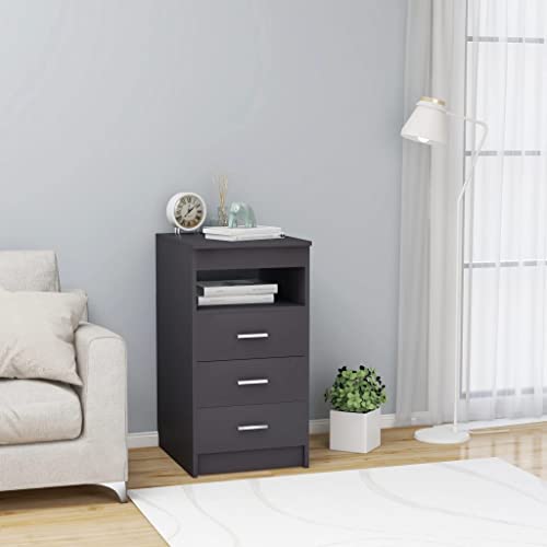 Furniture Home Tools Schubladenschrank, grau, 40 x 50 x 76 cm, Holzwerkstoff von csderty