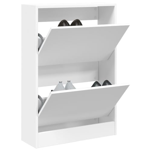 Furniture Home Tools Schuhschrank, Holz, 60 x 21 x 87,5 cm, Weiß von csderty