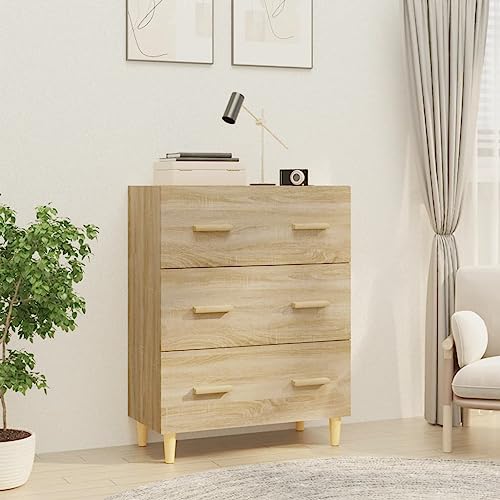 Furniture Home Tools Sideboard Sonoma Eiche 70x34x90cm Holzwerkstoff von csderty