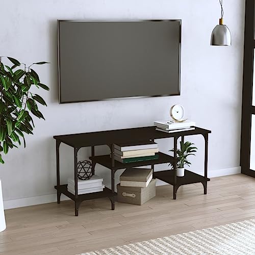 Furniture Home Tools TV-Schrank, Schwarz, 102 x 35 x 45,5 cm, Holzwerkstoff von csderty