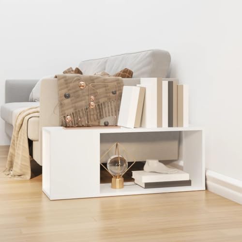Furniture Home Tools TV-Schrank, weiß, 80 x 24 x 32 cm, Holzwerkstoff von csderty