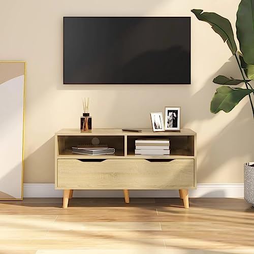 Furniture Home Tools TV-Schrank Sonoma Eiche 90x40x48,5 cm Holzwerkstoff von csderty