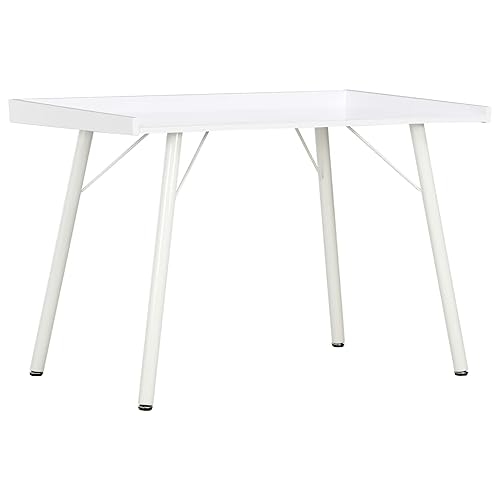 csderty Furniture Home Tools Schreibtisch, Weiß, 90 x 50 x 79 cm von csderty