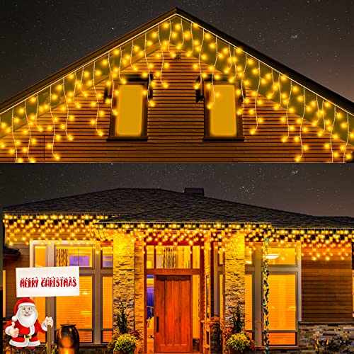 cshare Lichterkette Eisregen Außen, 13M 400er LEDs Warmweiß Lichterketten Eisregen Weihnachtsbeleuchtung Strom mit Timer,Wasserdicht Lichtervorhang für Balkon Haus Fenster Weihnachtsdeko Ausse cshare Lichterkette Eisregen Außen, 13M 400er LEDs Warmweiß Lichterketten Eisregen Weihnachtsbeleuchtung Strom mit Timer,Wasserdicht Lichtervorhang für Balkon Haus Fenster Weihnachtsdeko Ausse von cshare