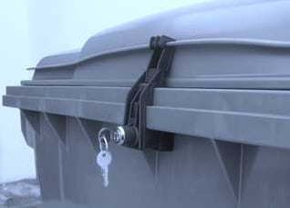 Mülltonnenverschluss für Otto-Container Flachdeckel von cts